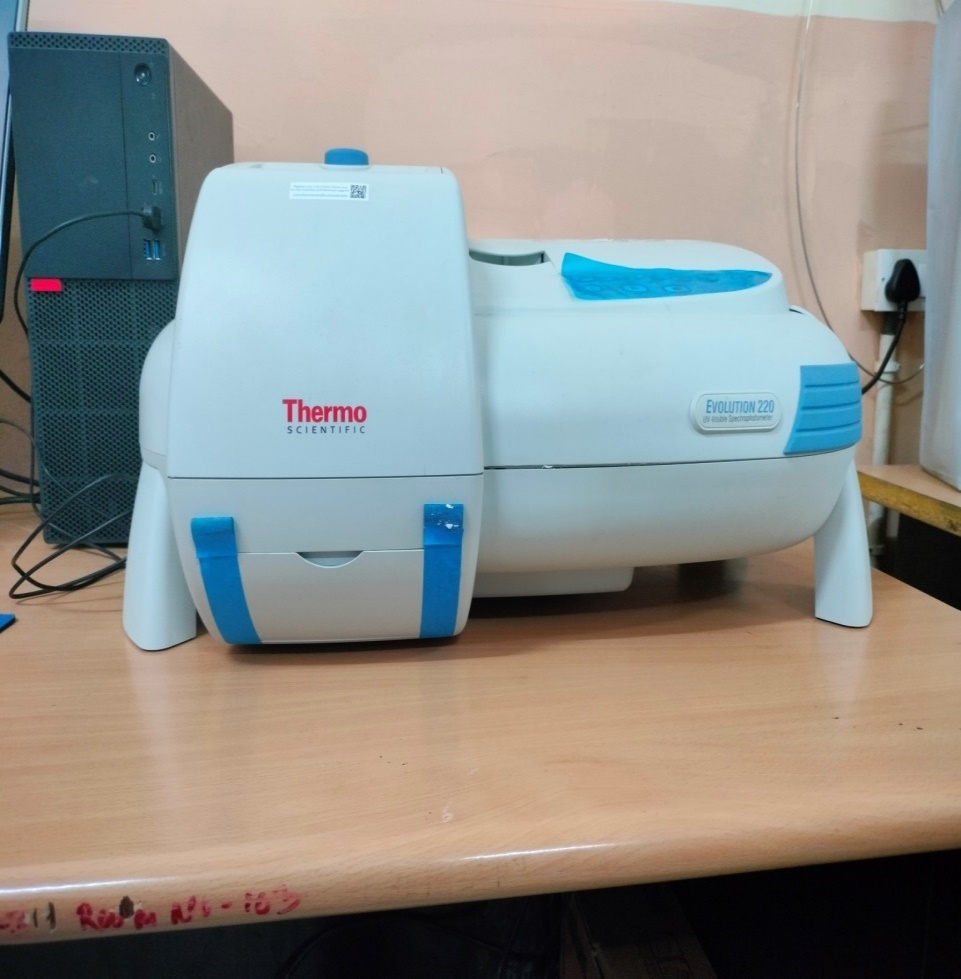 UV- VISIBLE SPECTROPHOTOMETER